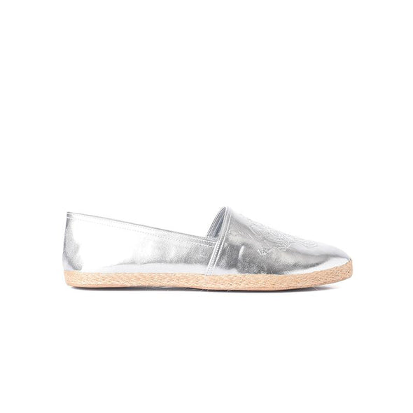 DAMASK ESPADRILLES  - SILVER