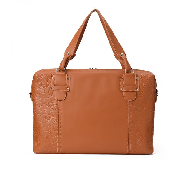 LILLY LAPTOP BAG - CAMEL