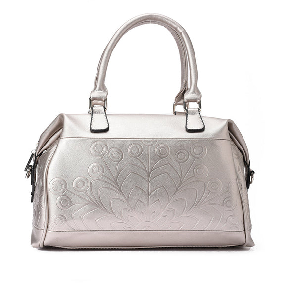 LILLY DUFFLE BAG - SILVER GREY