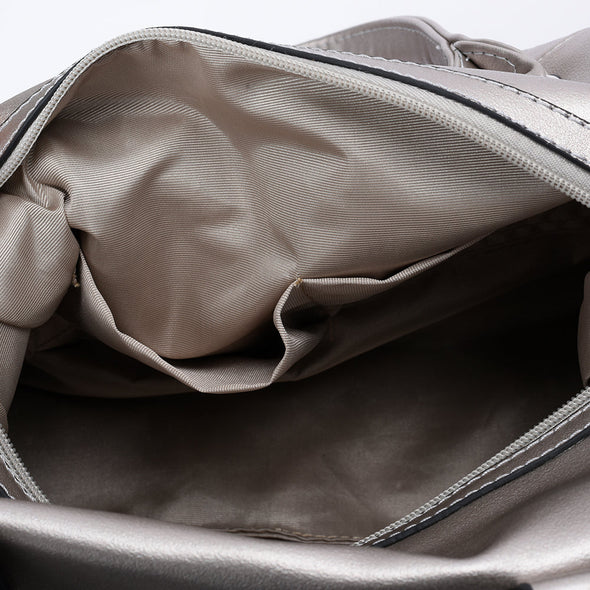 LILLY DUFFLE BAG - SILVER GREY