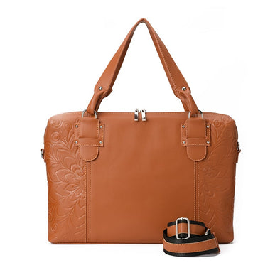 LILLY LAPTOP BAG - CAMEL