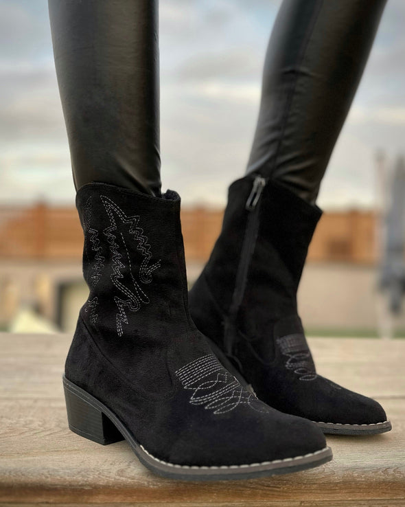 TEXAS BOOTS - BLACK