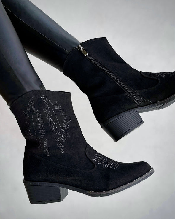 TEXAS BOOTS - BLACK