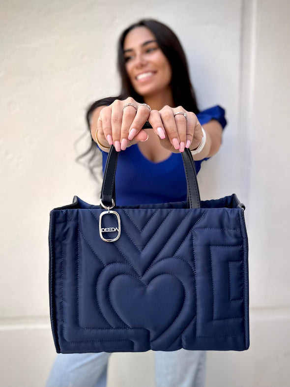 LOVE TOTE - NAVY