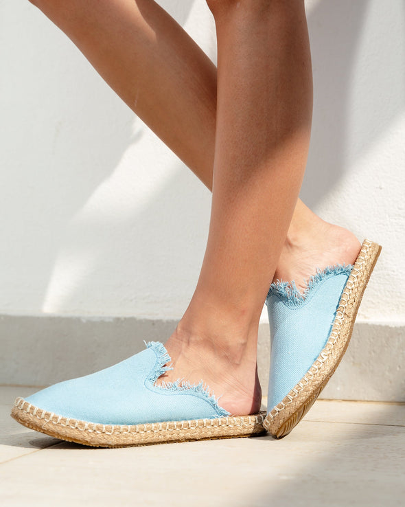 STELLA MULES - SKY BLUE