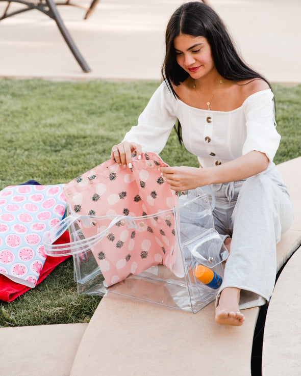 OCEANA See Through Bag - Pink