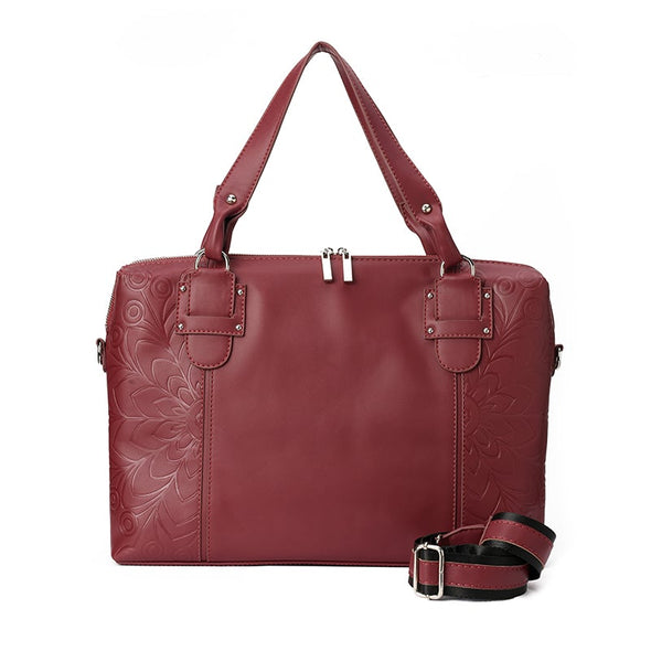 LILLY LAPTOP BAG - BURGUNDY