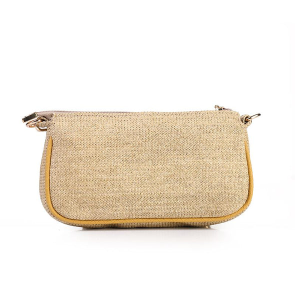 ANYA double pouch - YELLOW