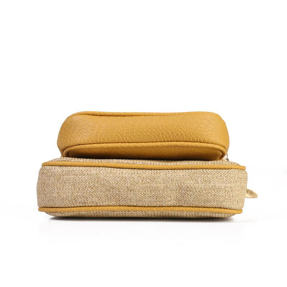 ANYA double pouch - YELLOW