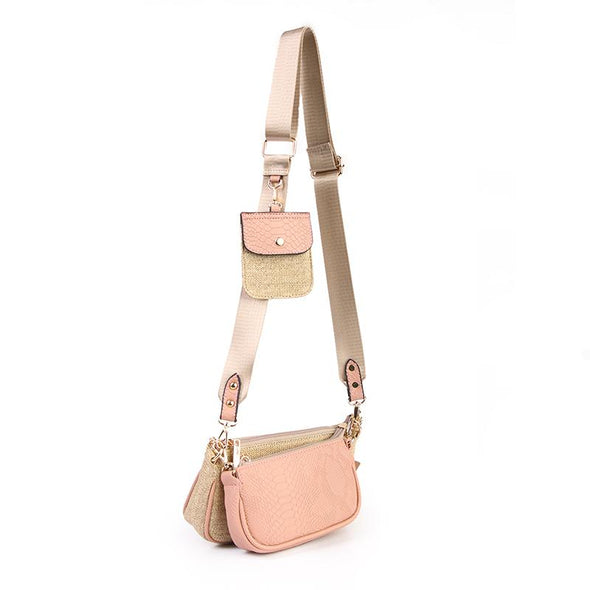 ANYA double pouch - PINK