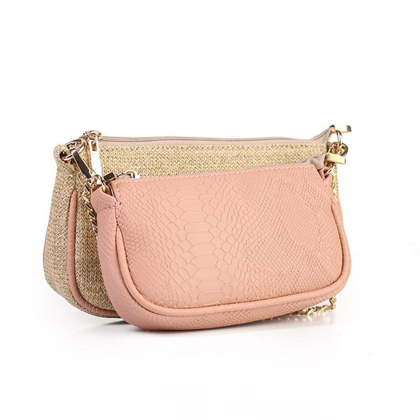 ANYA double pouch - PINK