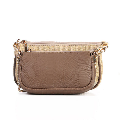 ANYA double pouch - COFFEE