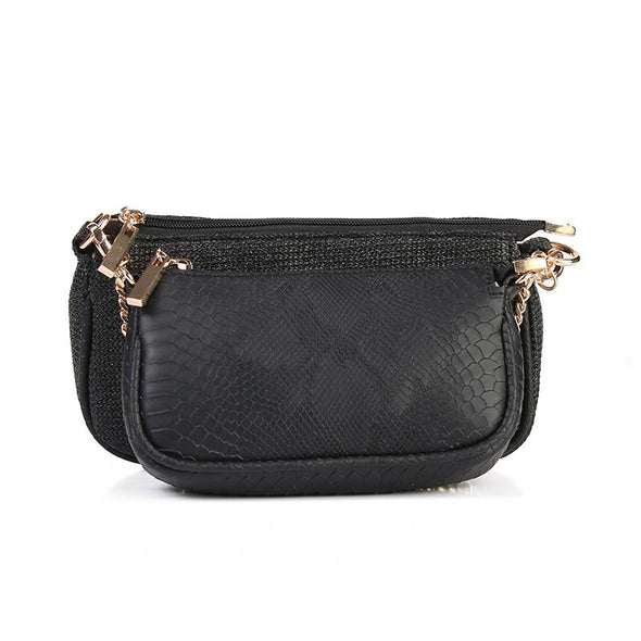 ANYA double pouch - BLACK